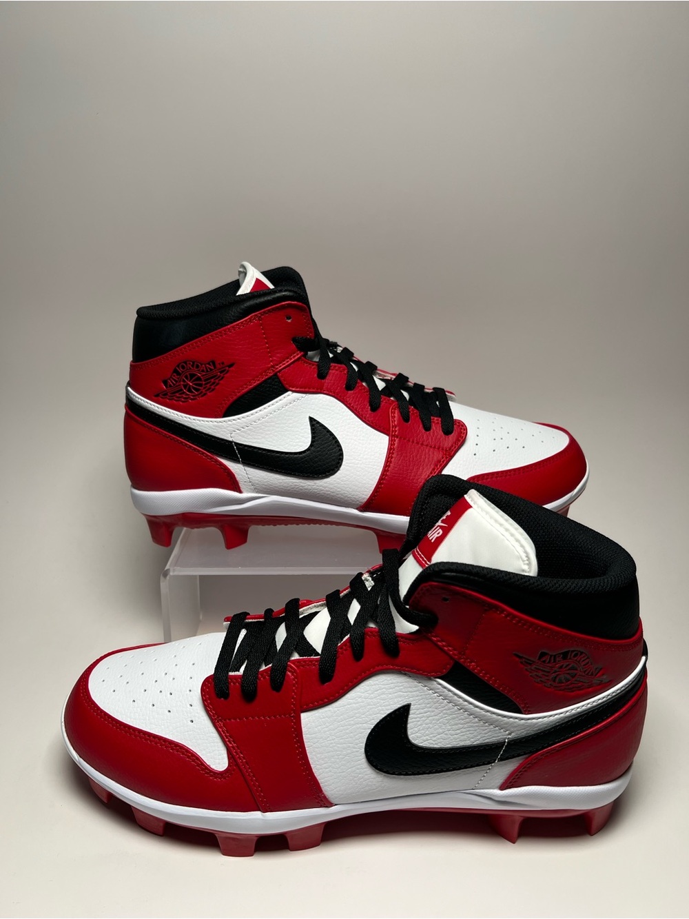 Nike Air Jordan 1 Retro MCS Chicago Baseball Cleats AV5354-611 Men's Size 12.5